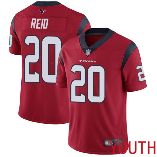 Houston Texans Limited Red Youth Justin Reid Alternate Jersey NFL Football #20 Vapor Untouchable